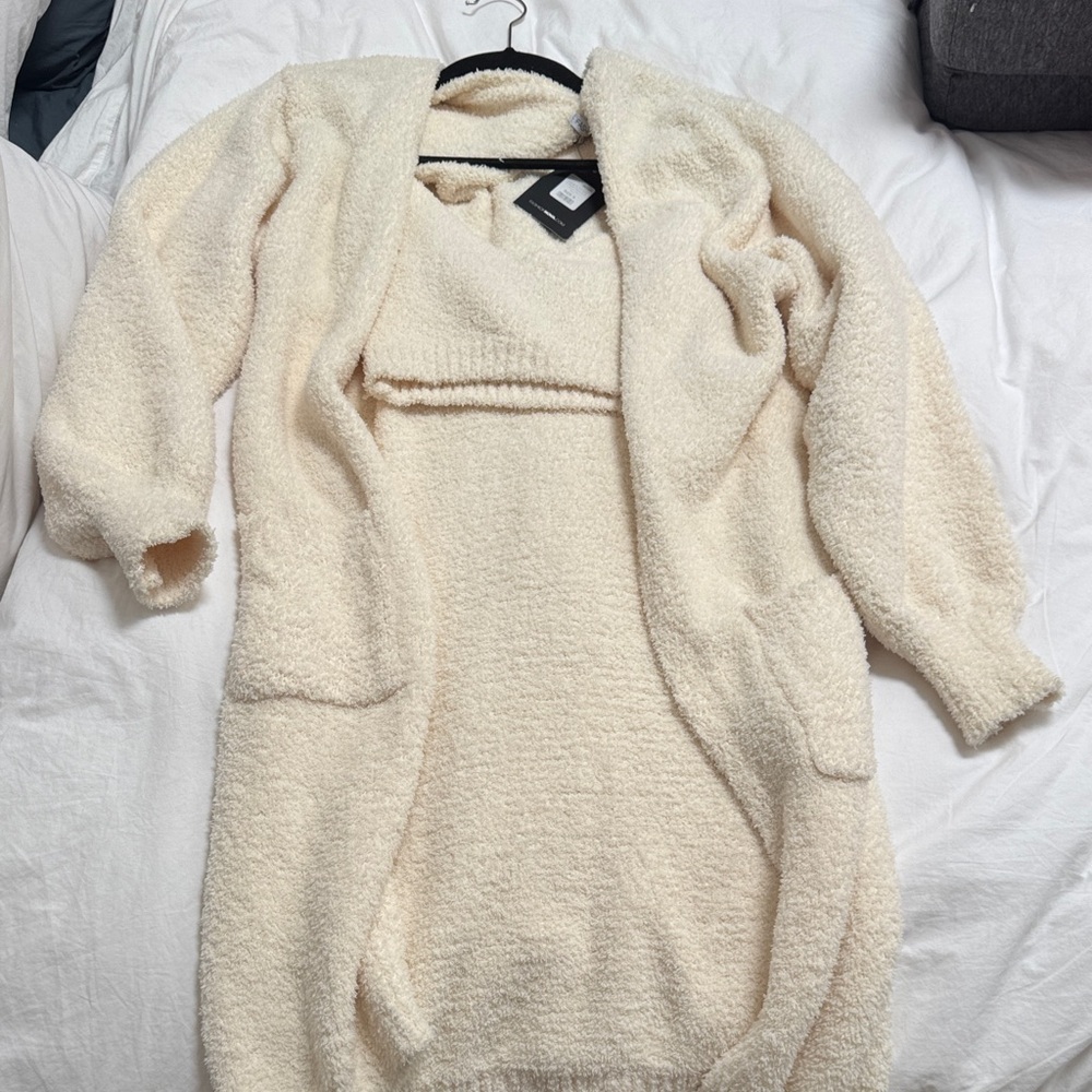 Fashion Nova Ivory Cozy 3-Piece Set